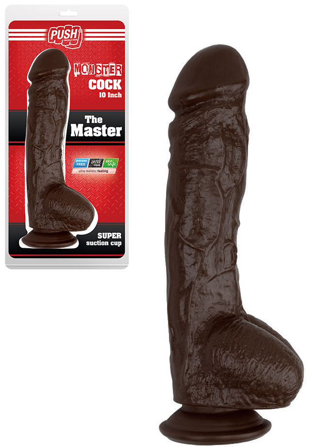 Push Monster Cock - The Master 10'' Chocolate
