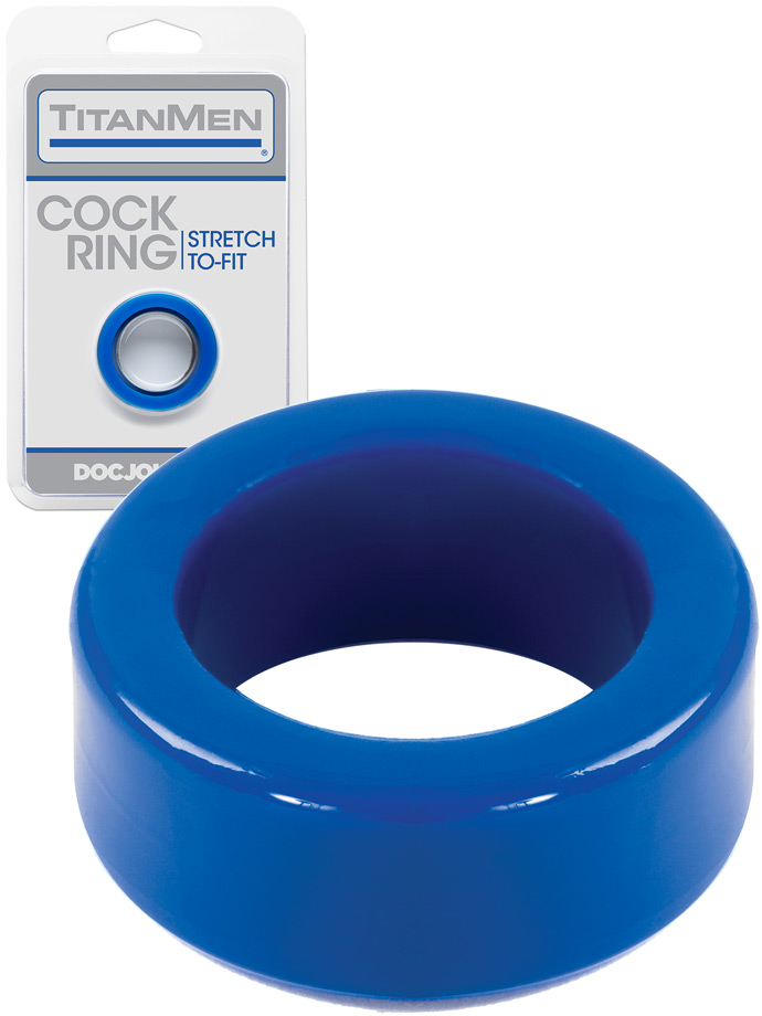 Cock Ring - Titanmen - Blue